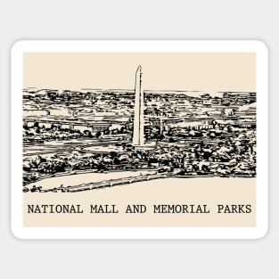 National Mall and Memorial Parks Sticker
